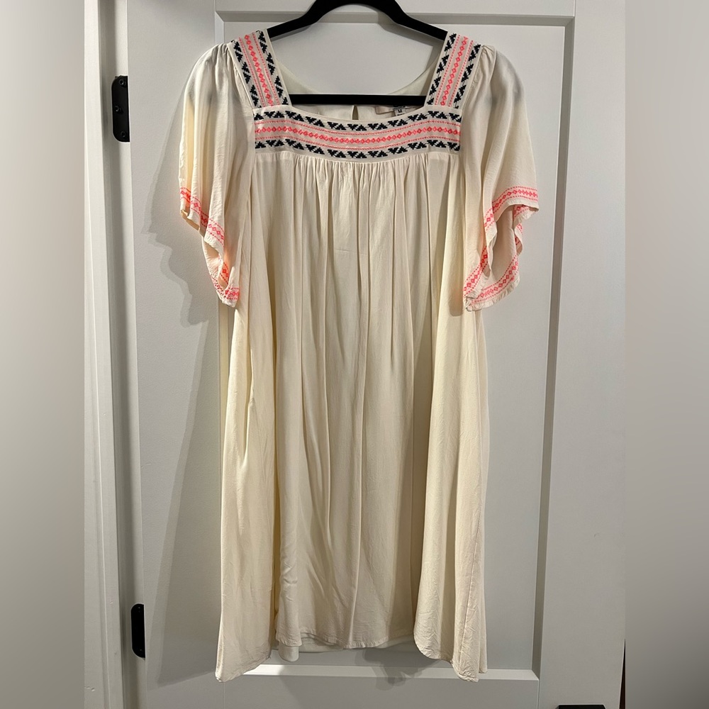 Ya Los Angeles Cream Spanish Dress